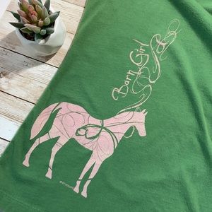 Stirrups Clothing “Barn Girl” Horse Print Tee